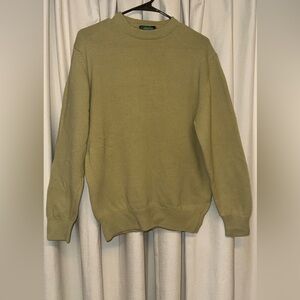 Classic Crewneck Sweater in Olive by [Brand]